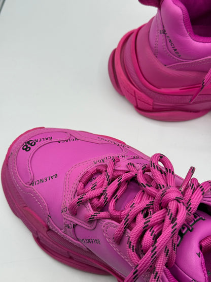 Balenciaga - Baskets Triple S rose T38