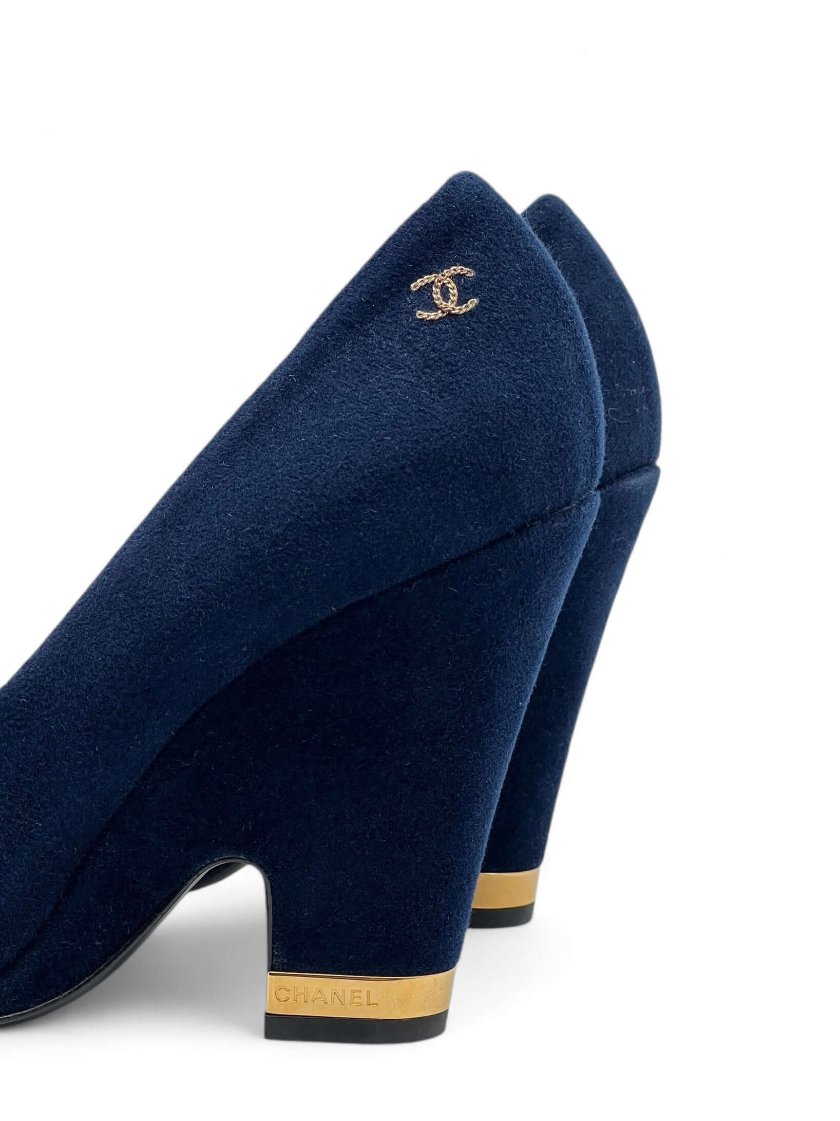 Chanel - Escarpins compensés T40