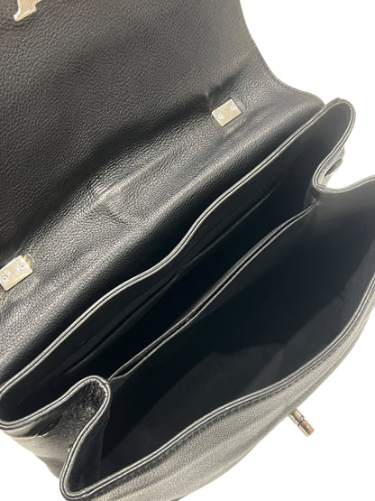 Louis Vuitton - sac lockme bandoulière cuir noir