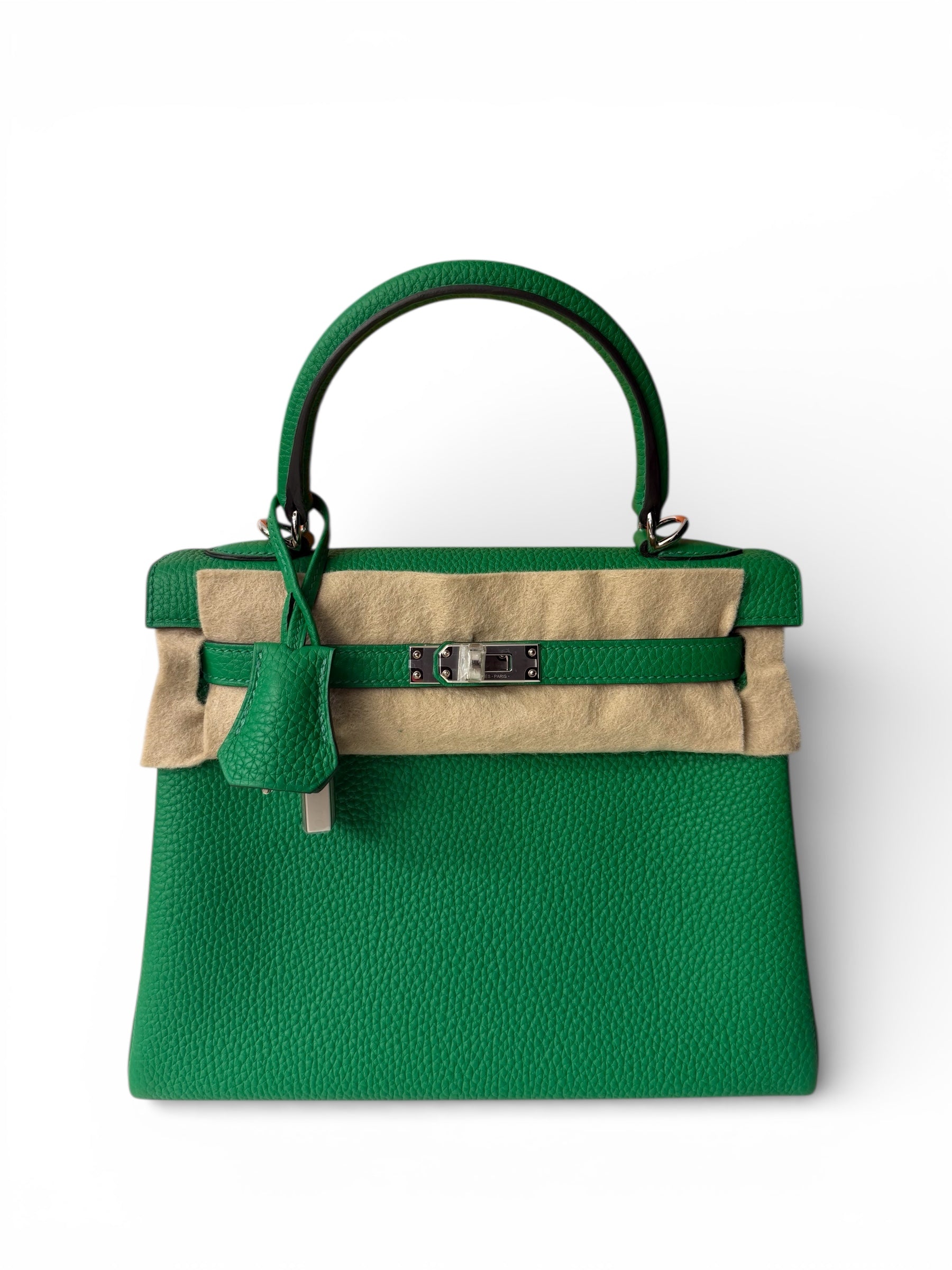 Hermès - Sac Kelly 25 Vert Bambou