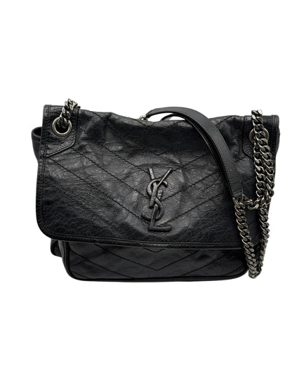 Saint Laurent - Sac Nikki cuir noir All black