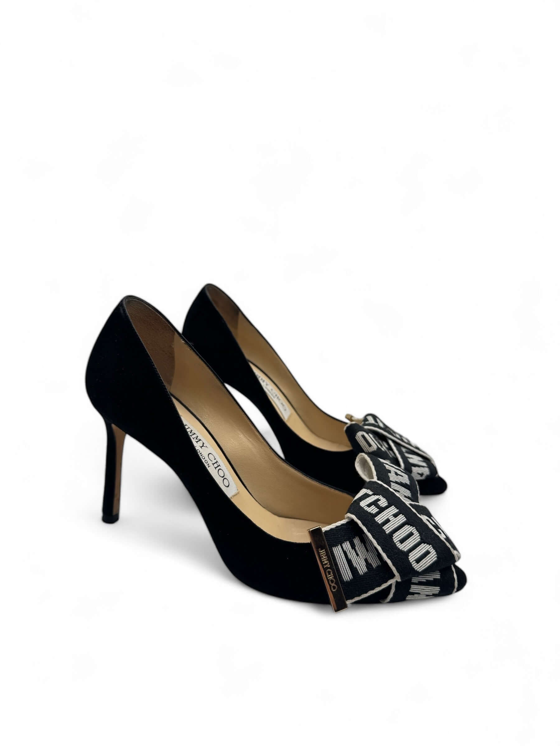 Jimmy Choo Escarpin noir n ud Les Folies d Eugenie