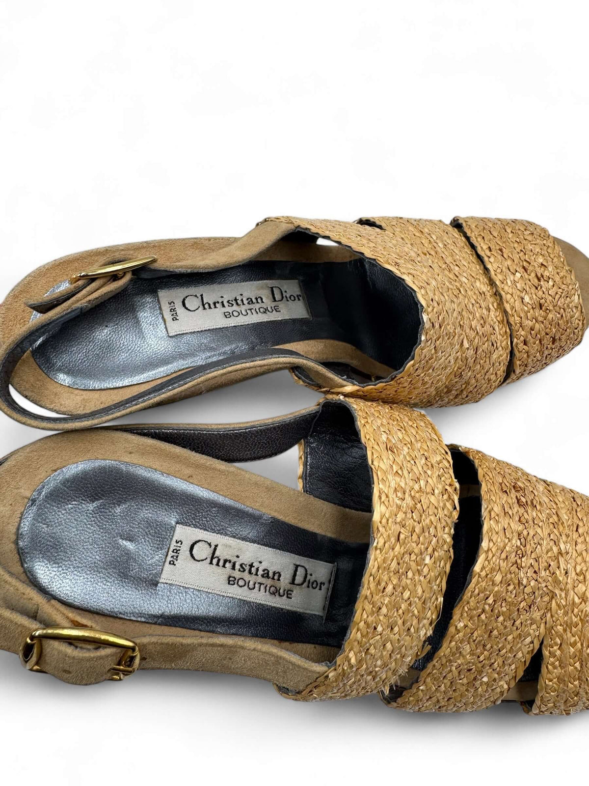 Christian Dior - Décolleté in vimini T34,5