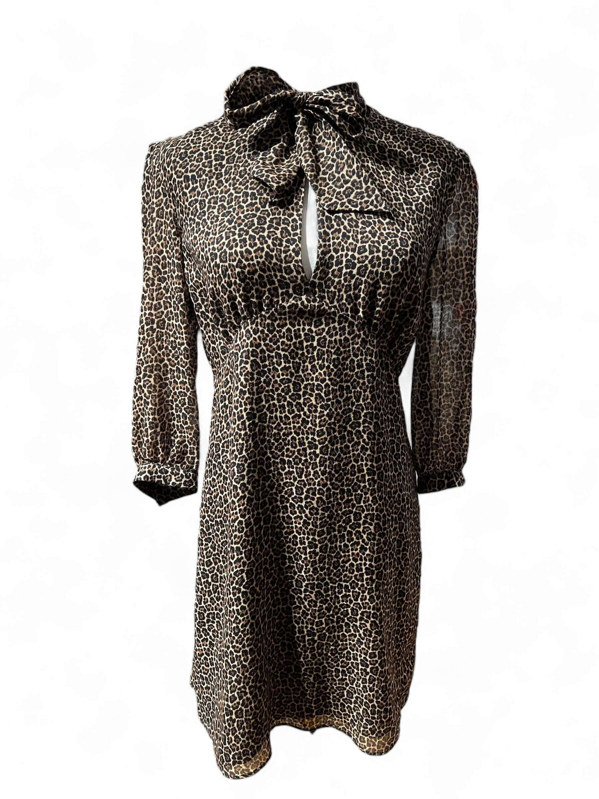 Saint Laurent - Leopard-print dress size S