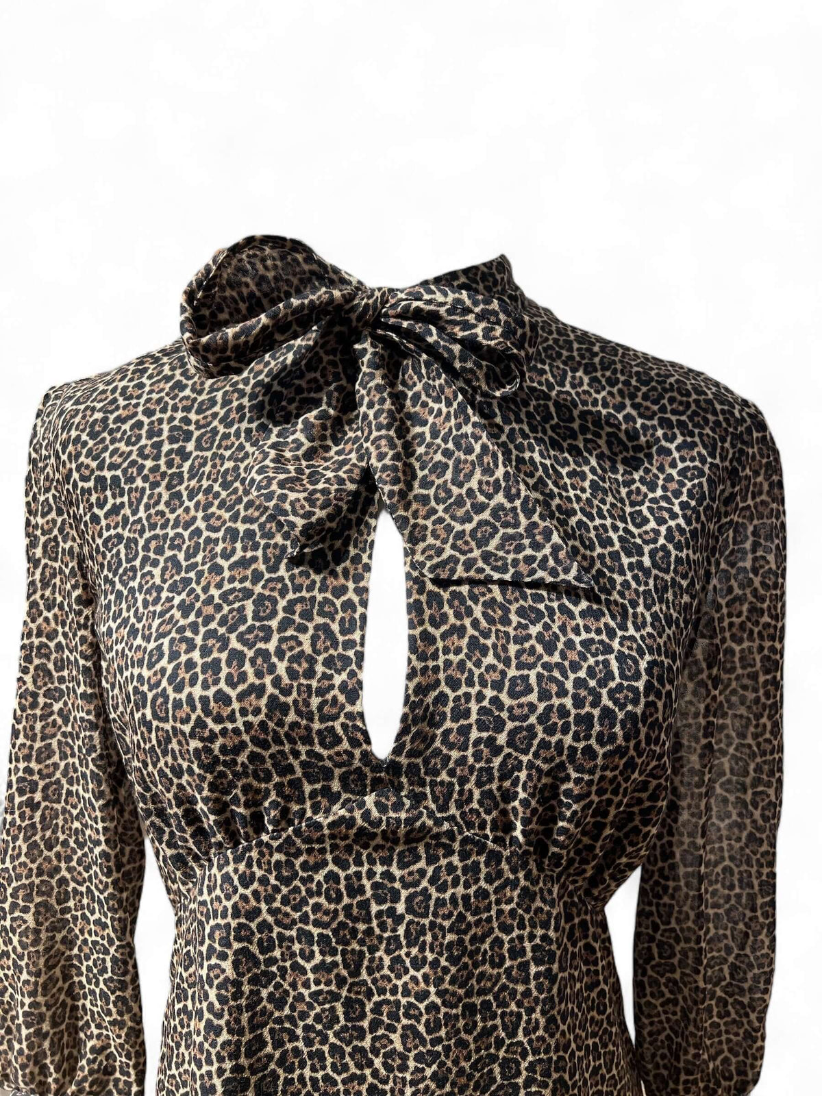 Saint Laurent - Leopard-print dress size S
