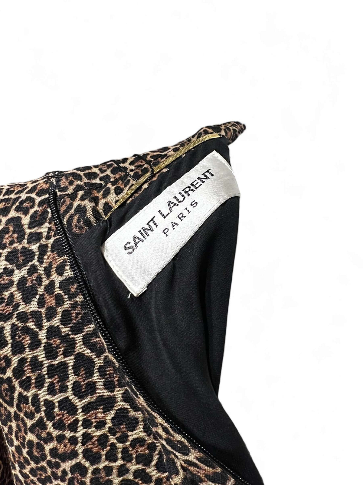 Saint Laurent - Leopard-print dress size S