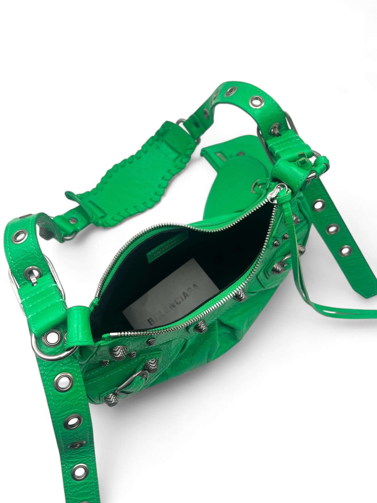 Balenciaga - Cagole Tasche grün XS