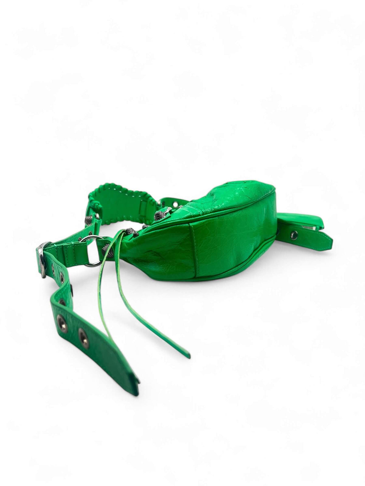 Balenciaga - Cagole Tasche grün XS