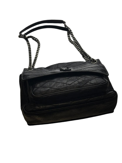 Saint Laurent - Sac Nikki cuir noir All black