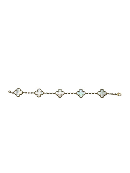 Van Cleef - Bracelet Vintage Alhambra 5 motifs Nacre