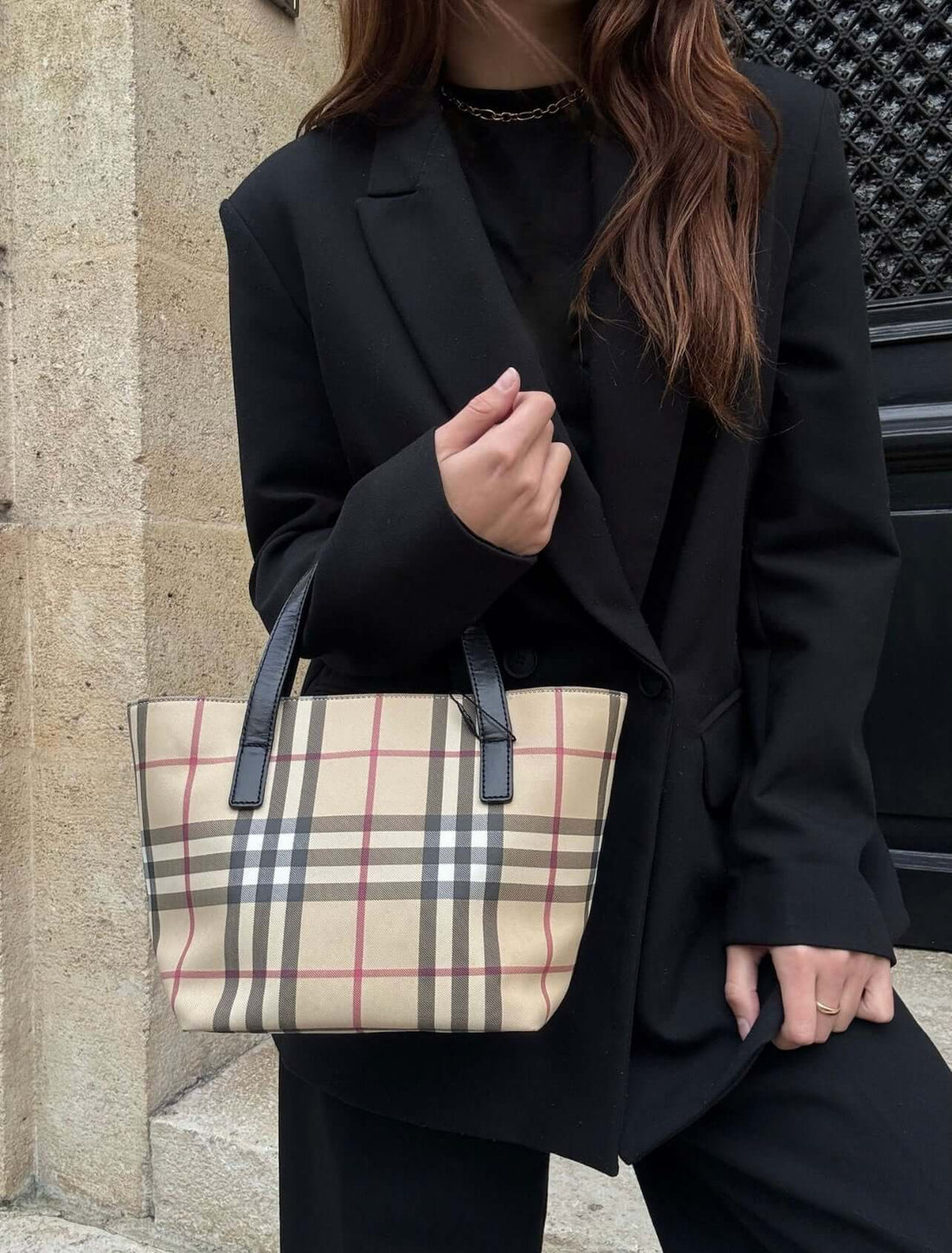 Burberry – Canvas-Handtasche