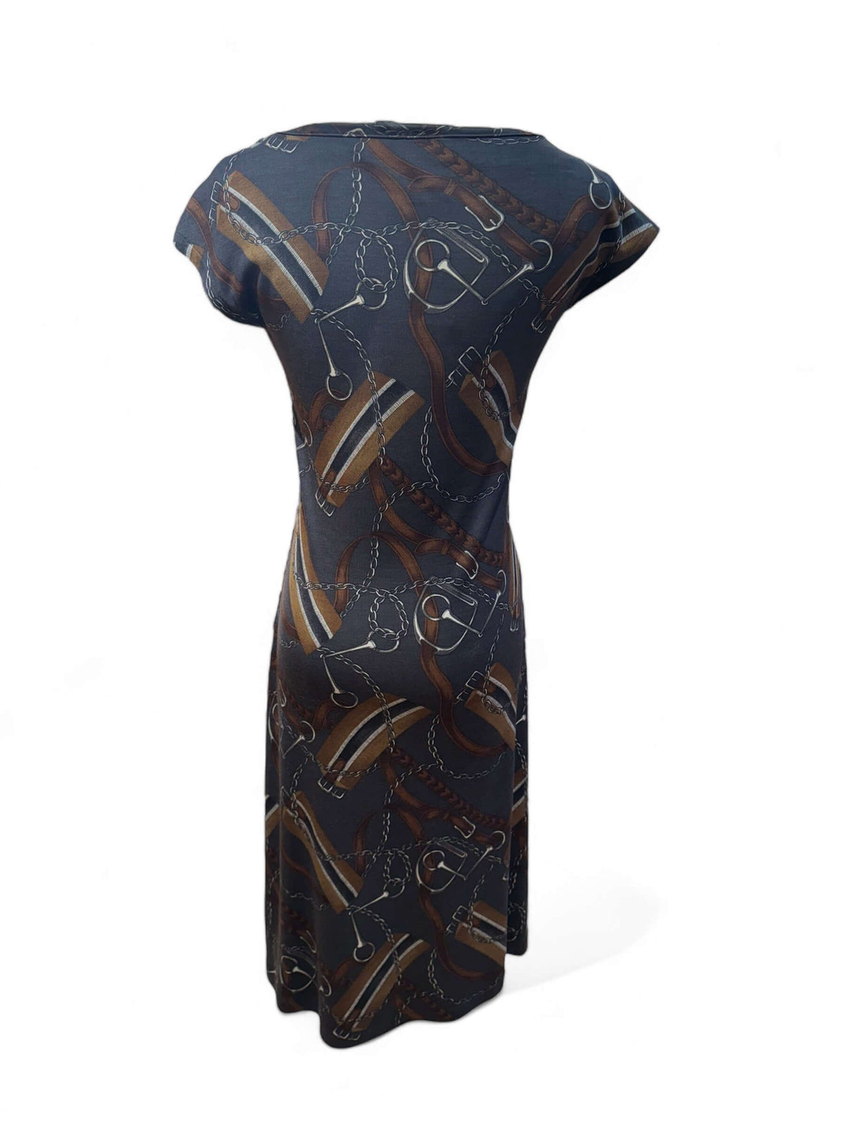 Ralph Lauren - Kleid mit Reitmotiven TXS