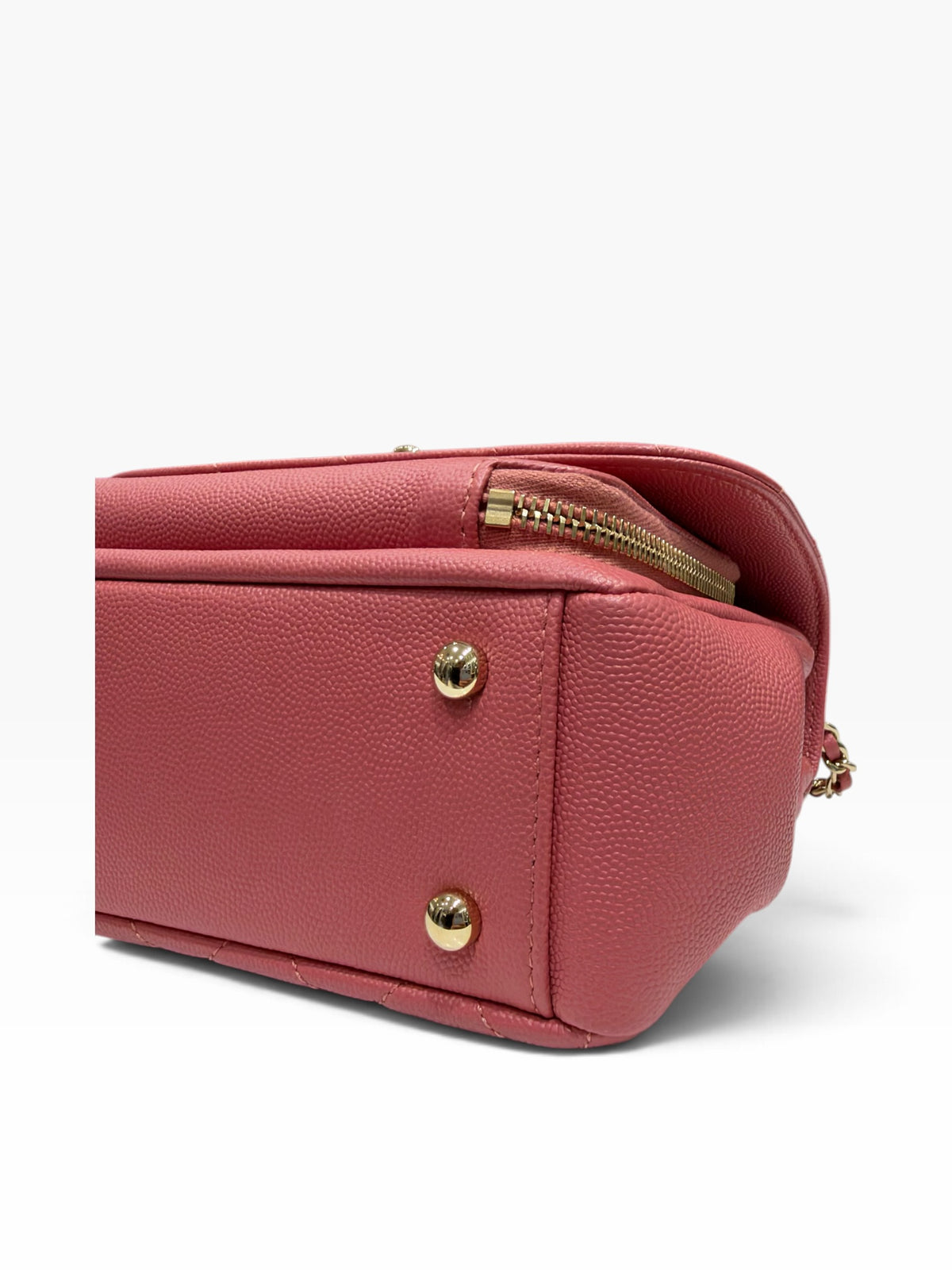 Chanel - Sac Business Affinity rose cuir caviar
