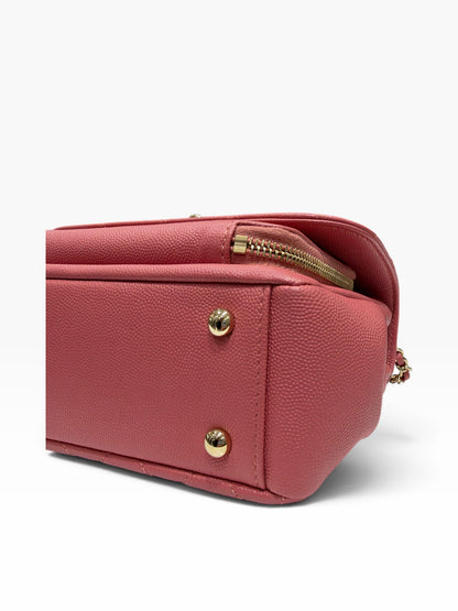 Chanel - Sac Business Affinity rose cuir caviar