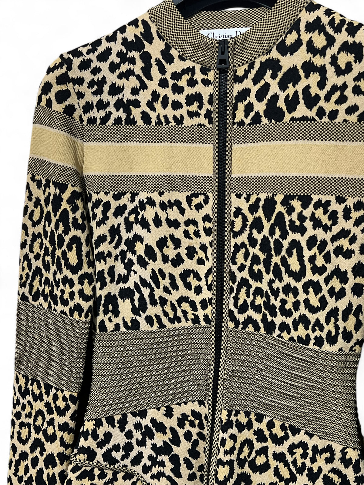 Dior - Kleid mit Leopardenmuster T38