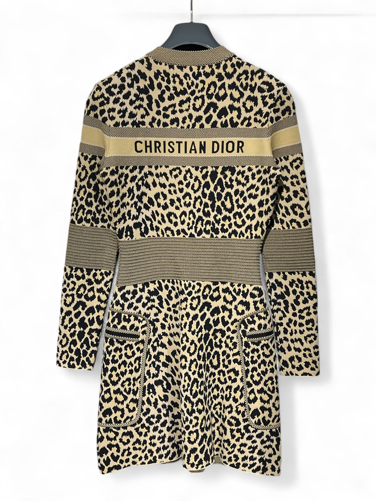 Dior - Kleid mit Leopardenmuster T38