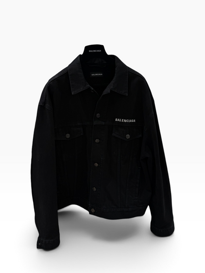 Balenciaga - Veste Denim Oversized Noir