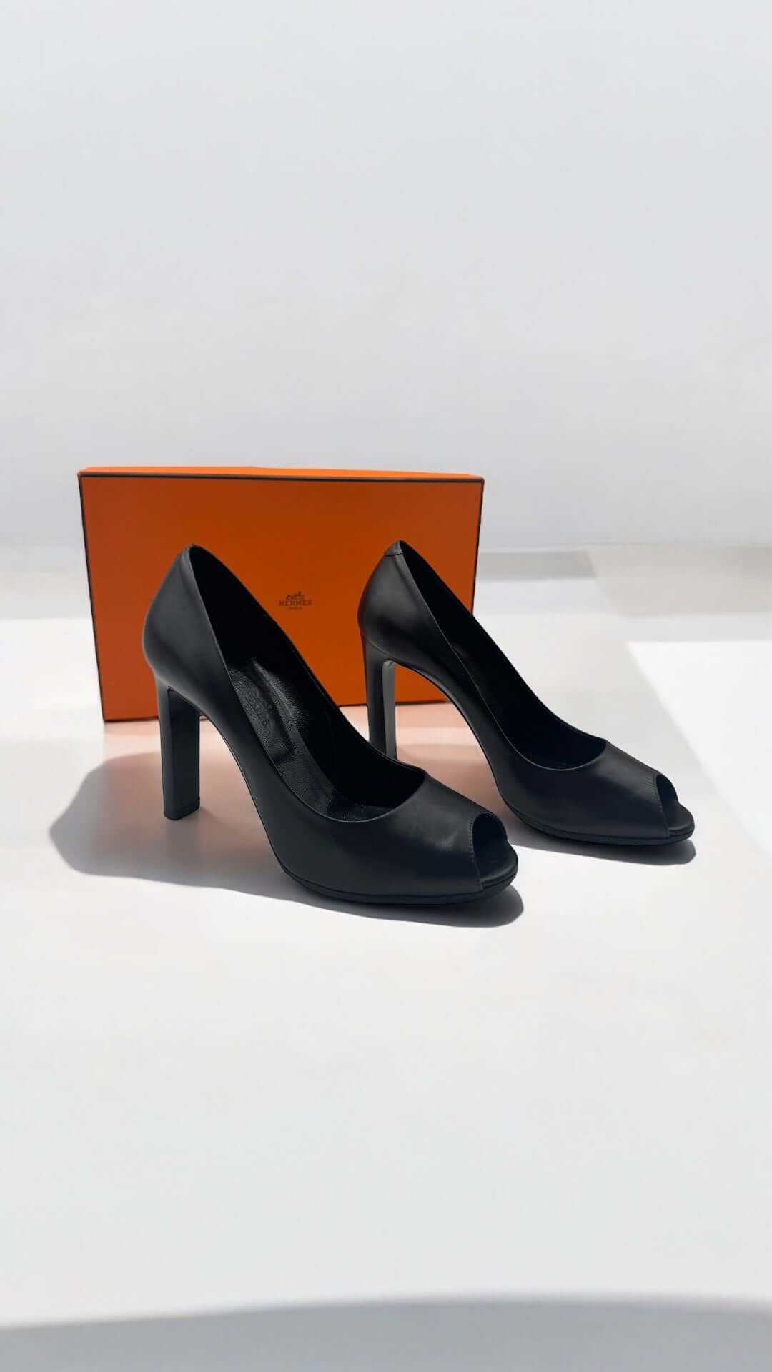 Hermès - Décolleté nere T36