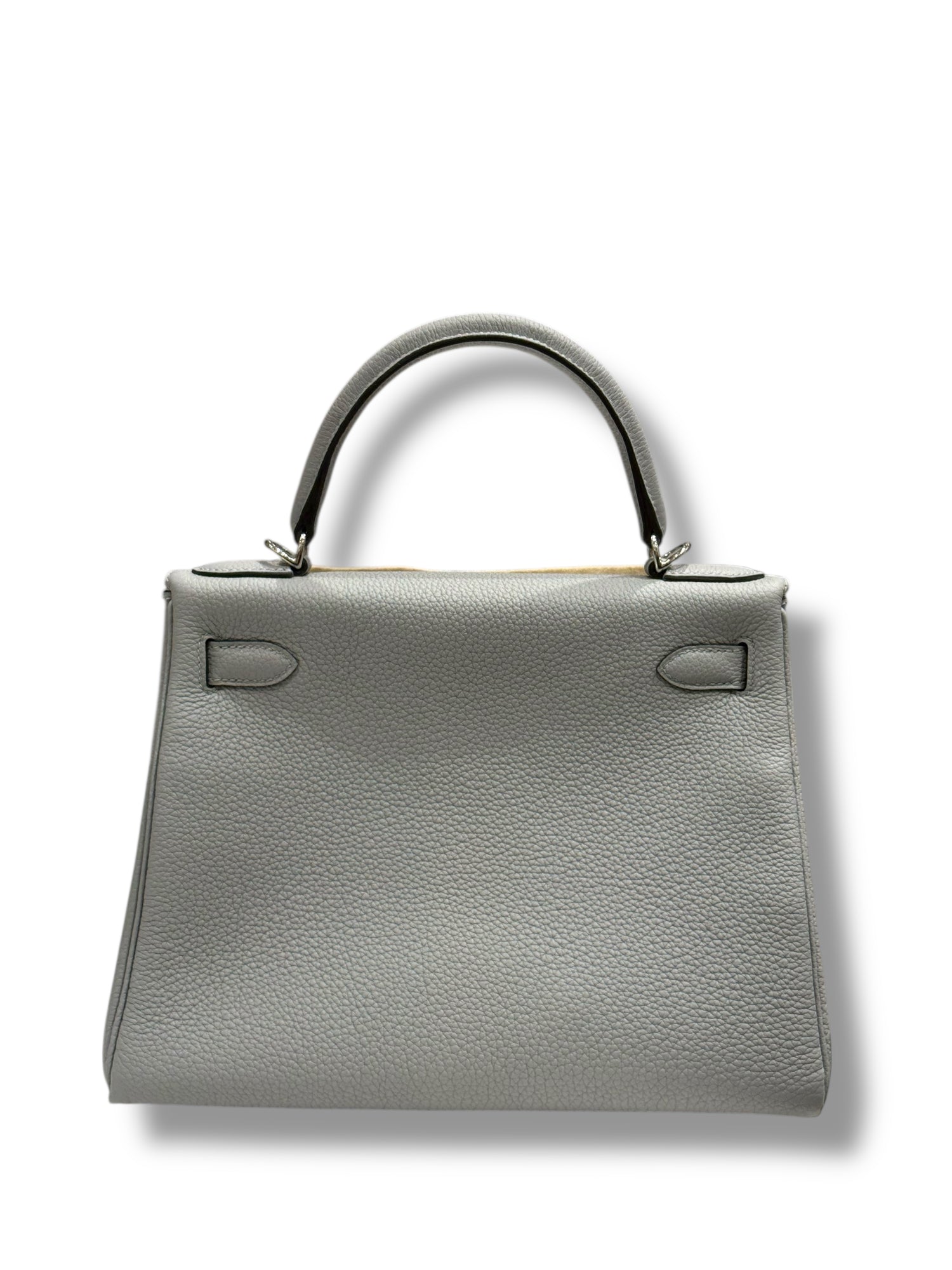 Hermès - Sac Kelly II 28 Bleu Glacier PHW