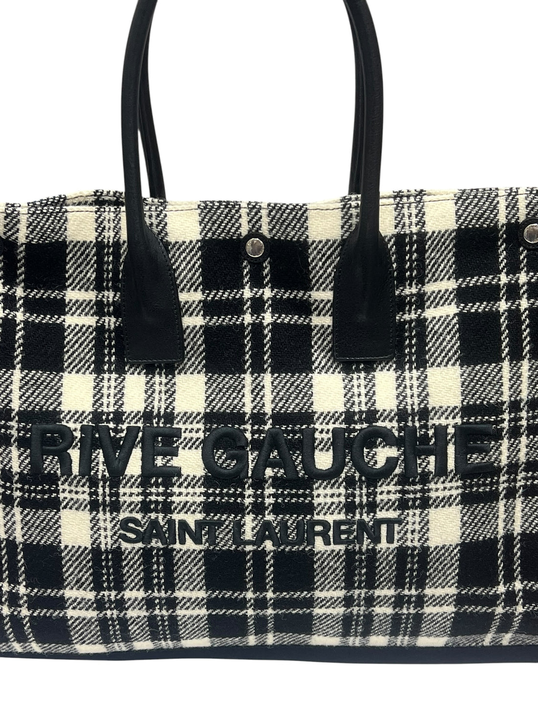 Saint Laurent - sac tote bag Rive Gauche tweed