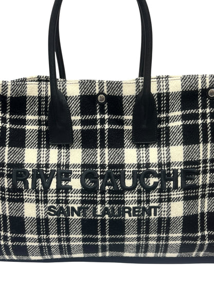 Saint Laurent - sac tote bag Rive Gauche tweed