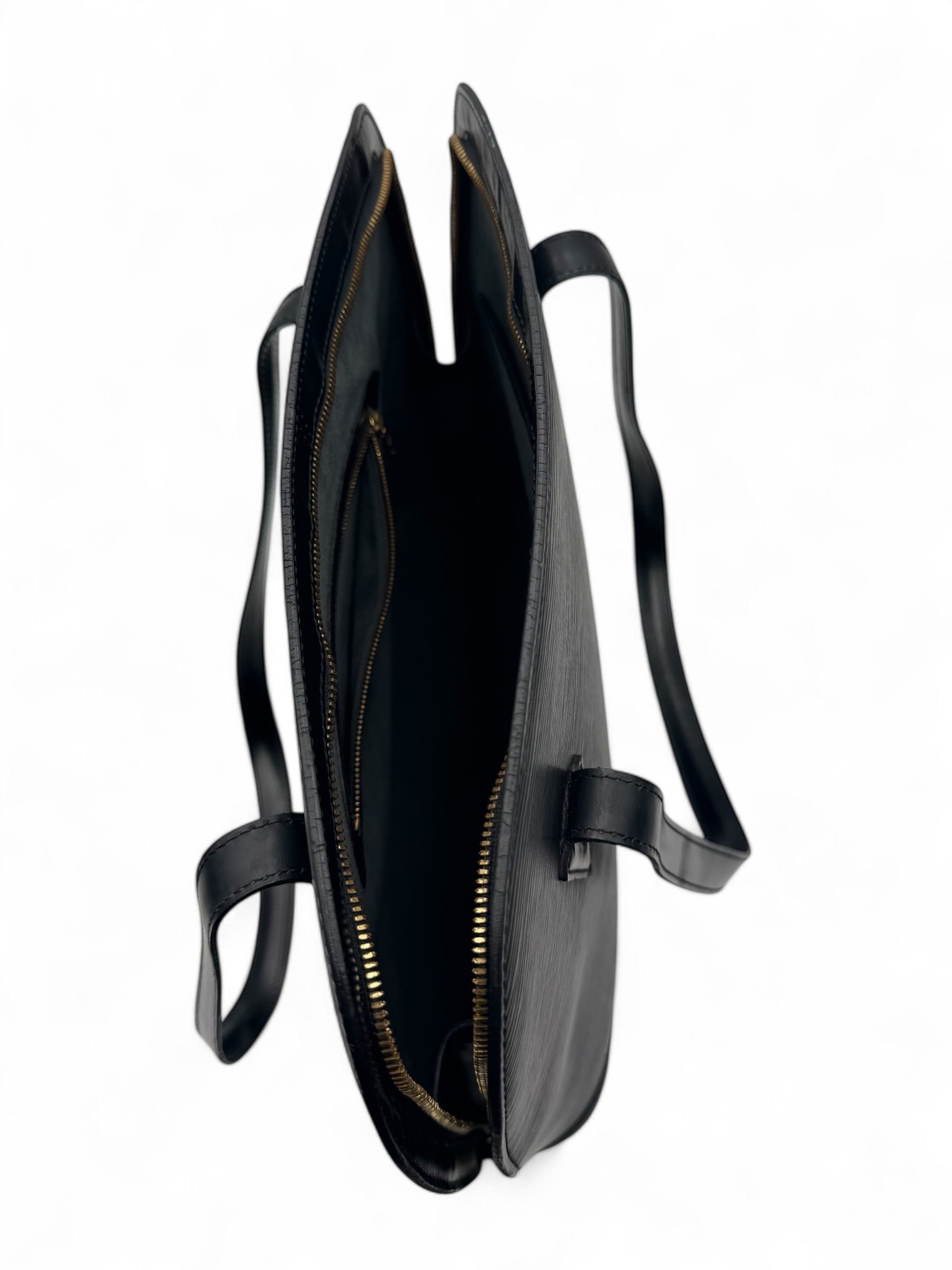 Louis Vuitton - Sac Lussac cuir épi noir