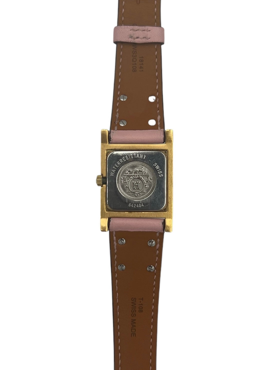 Hermès - Médor pink watch