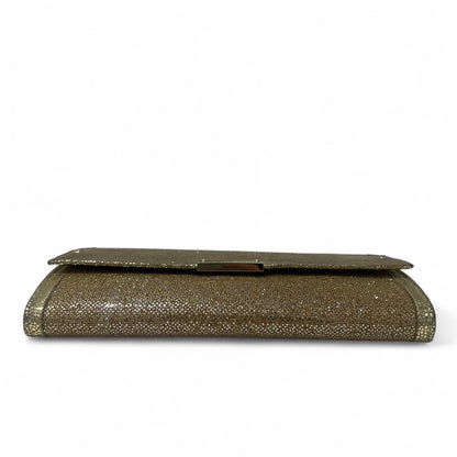 Jimmy Choo - Pochette dorée pailletée