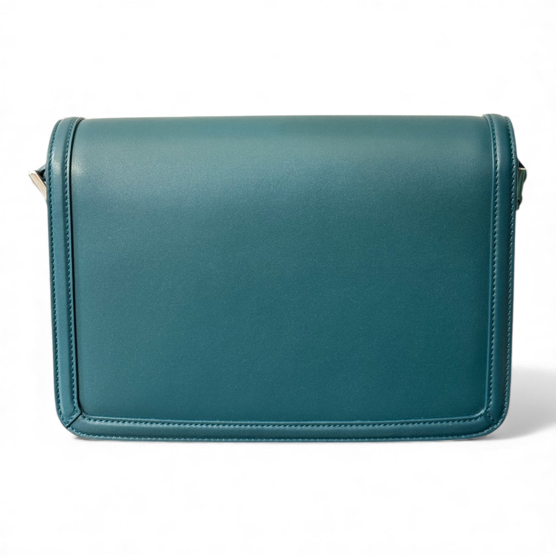 Saint Laurent - Sac Cassandra en cuir bleu canard