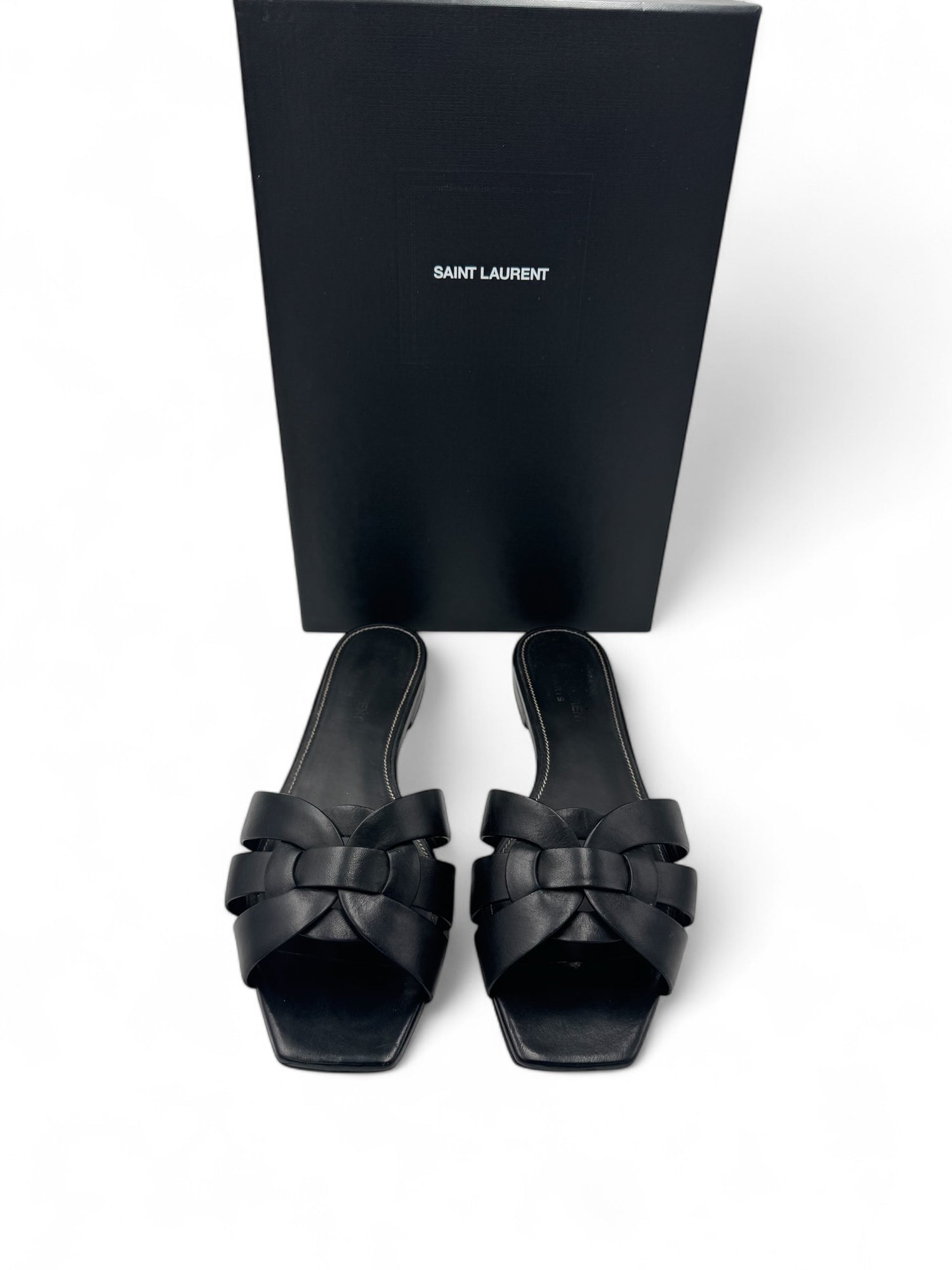 Saint Laurent - Sandale Mules noir