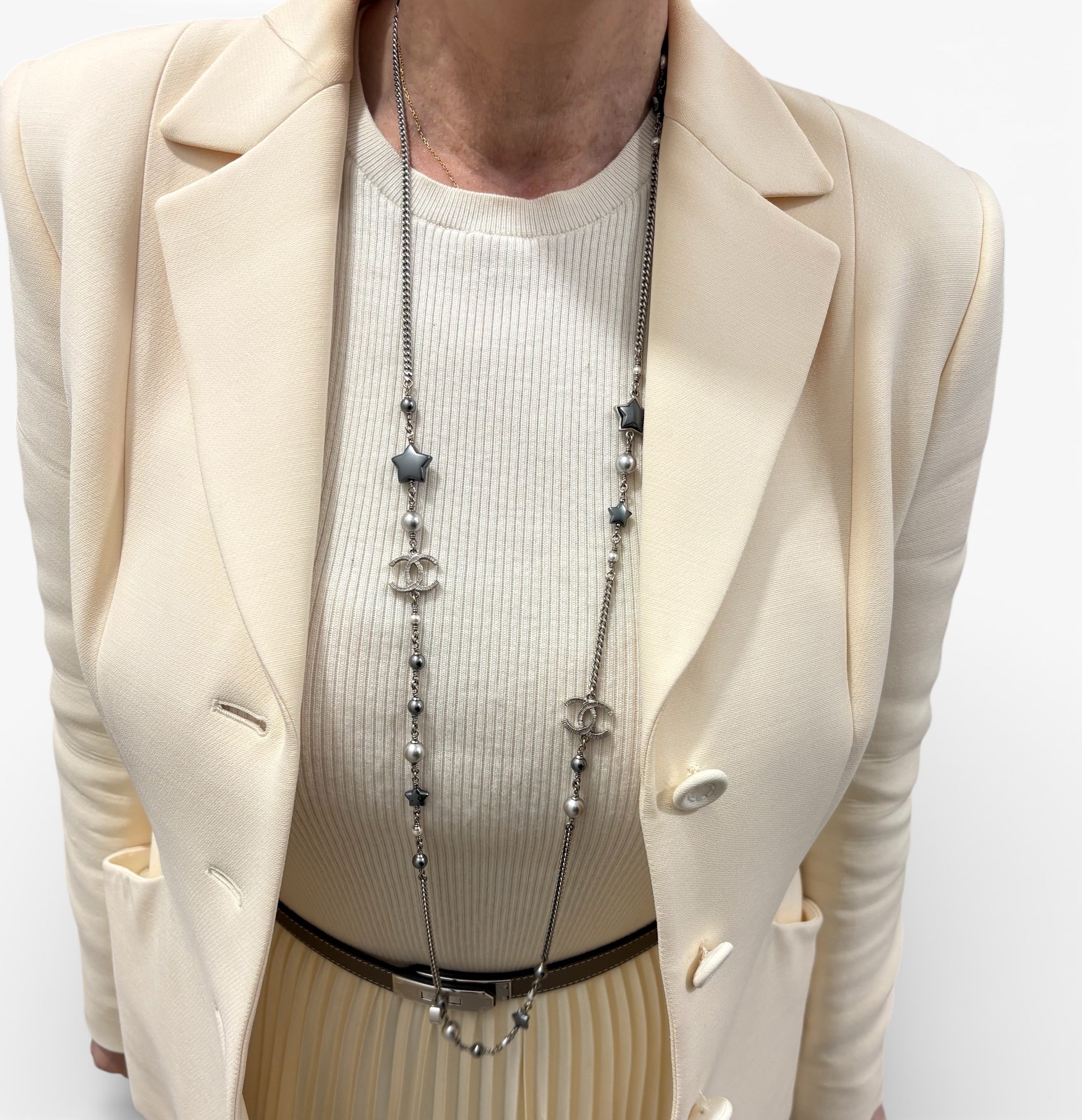 Chanel – Perlenkette mit Stern