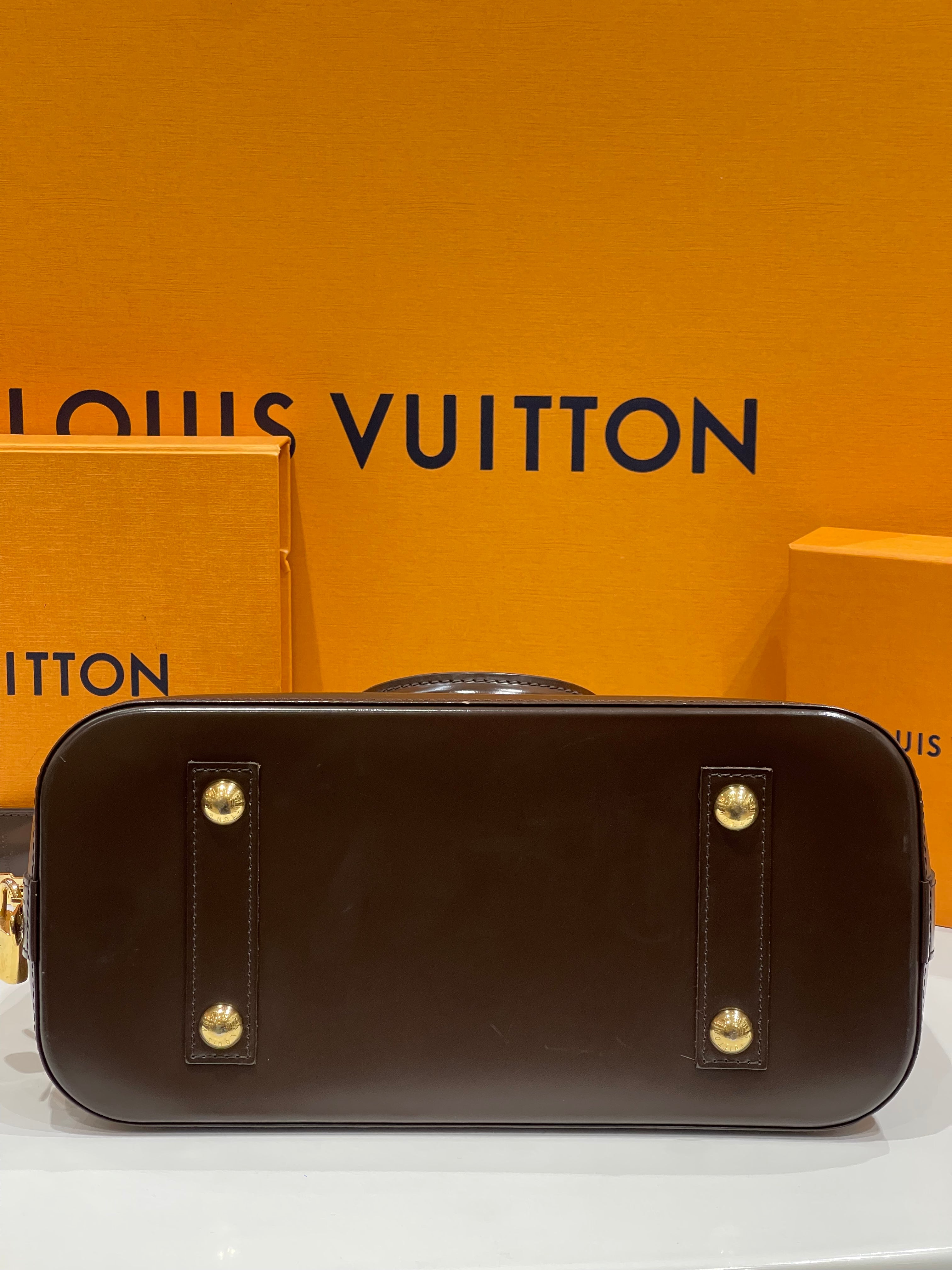 Louis Vuitton - Sac Alma PM damier ébène