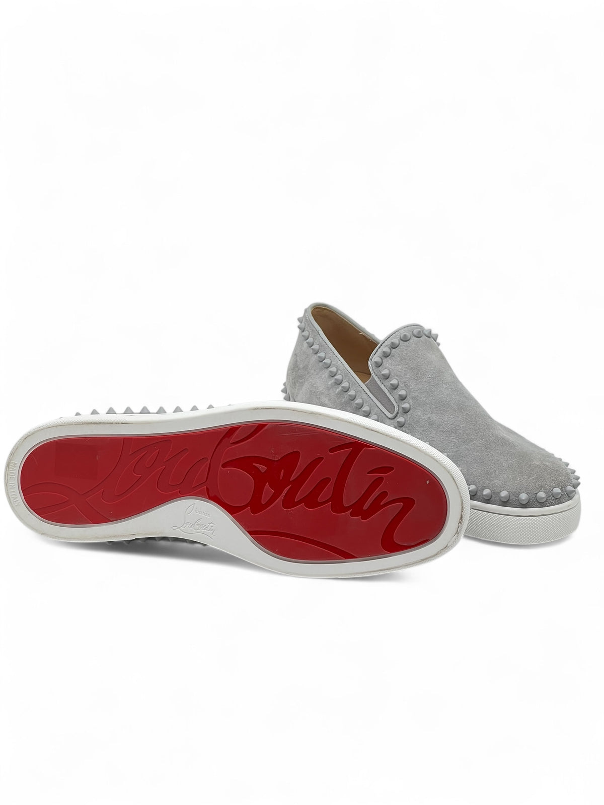 Christian Louboutin - Scarpe mocassini in camoscio T41,5