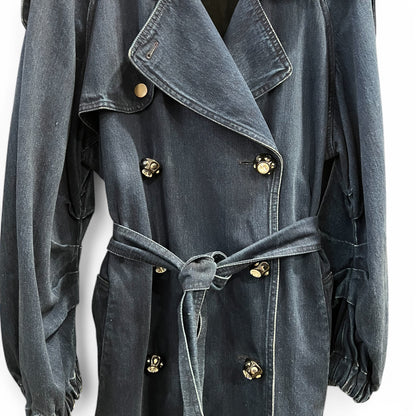 Lanvin - Veste en jean avec bouton bijoux