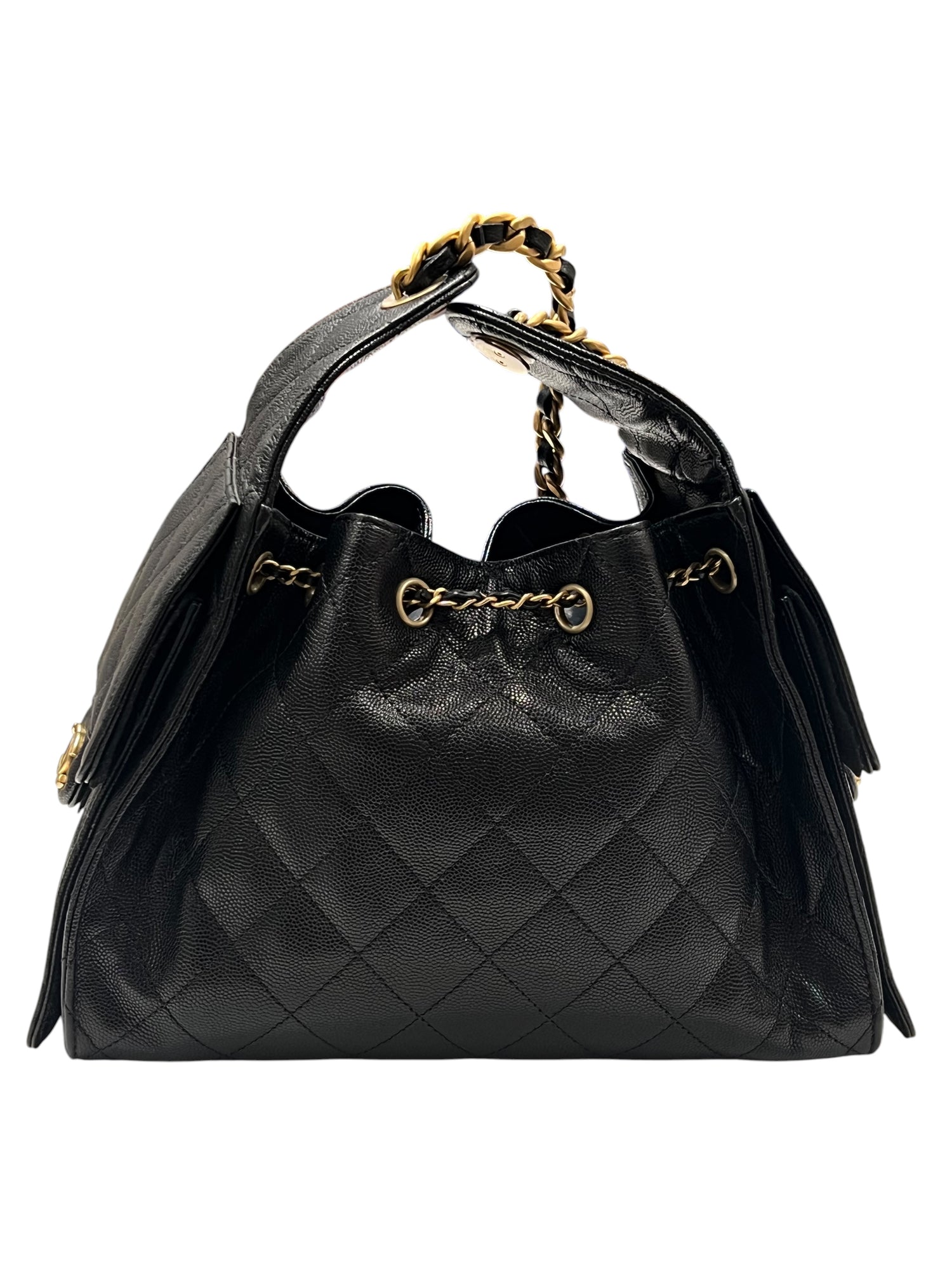 Chanel - sac 25 small cuir noir