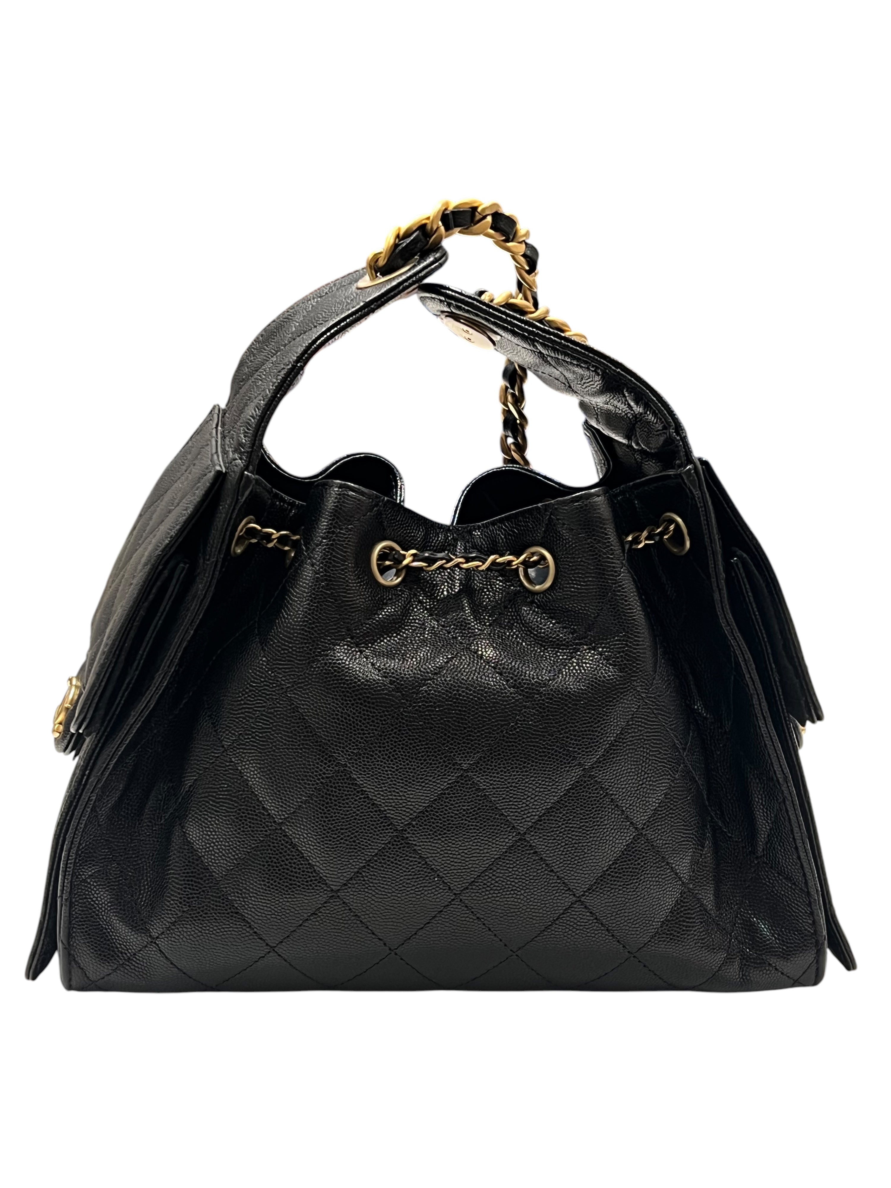 Chanel - sac 25 small cuir noir
