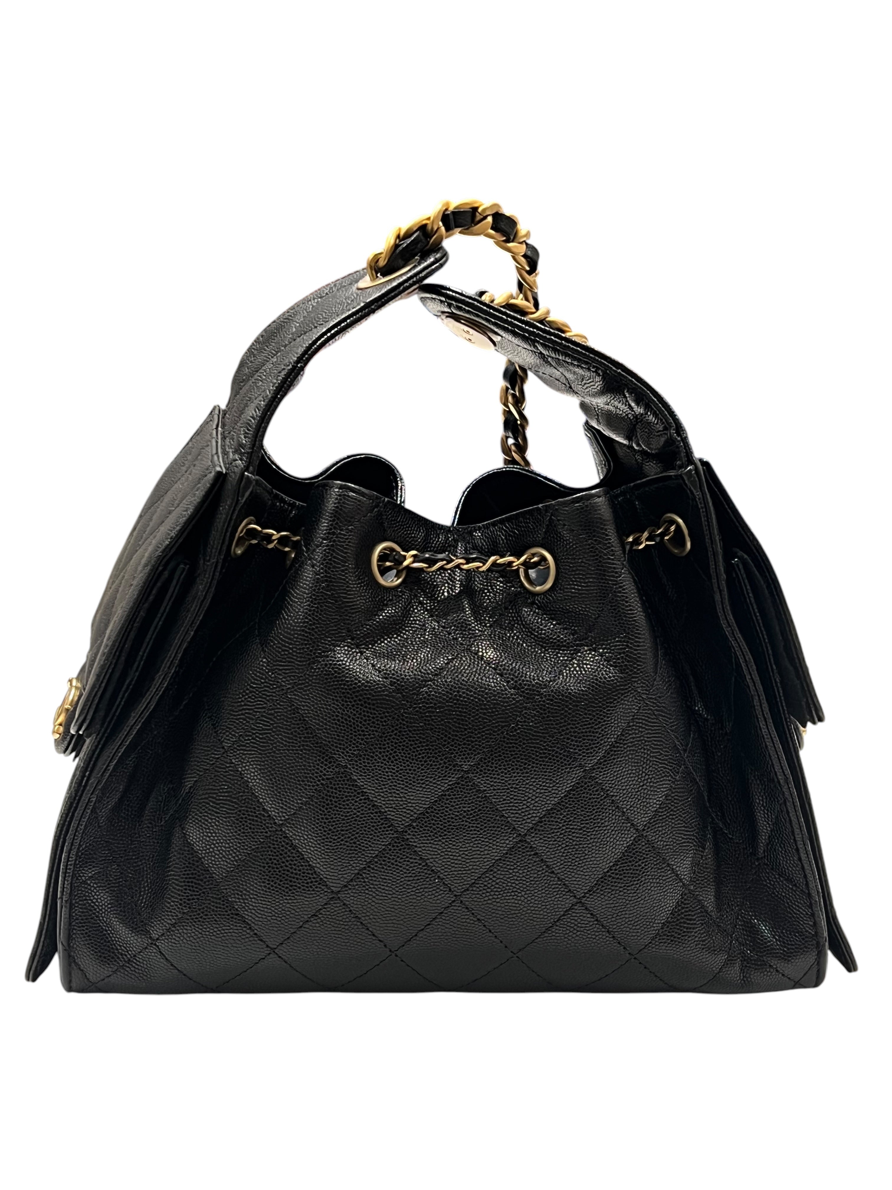 Chanel - sac 25 small cuir noir