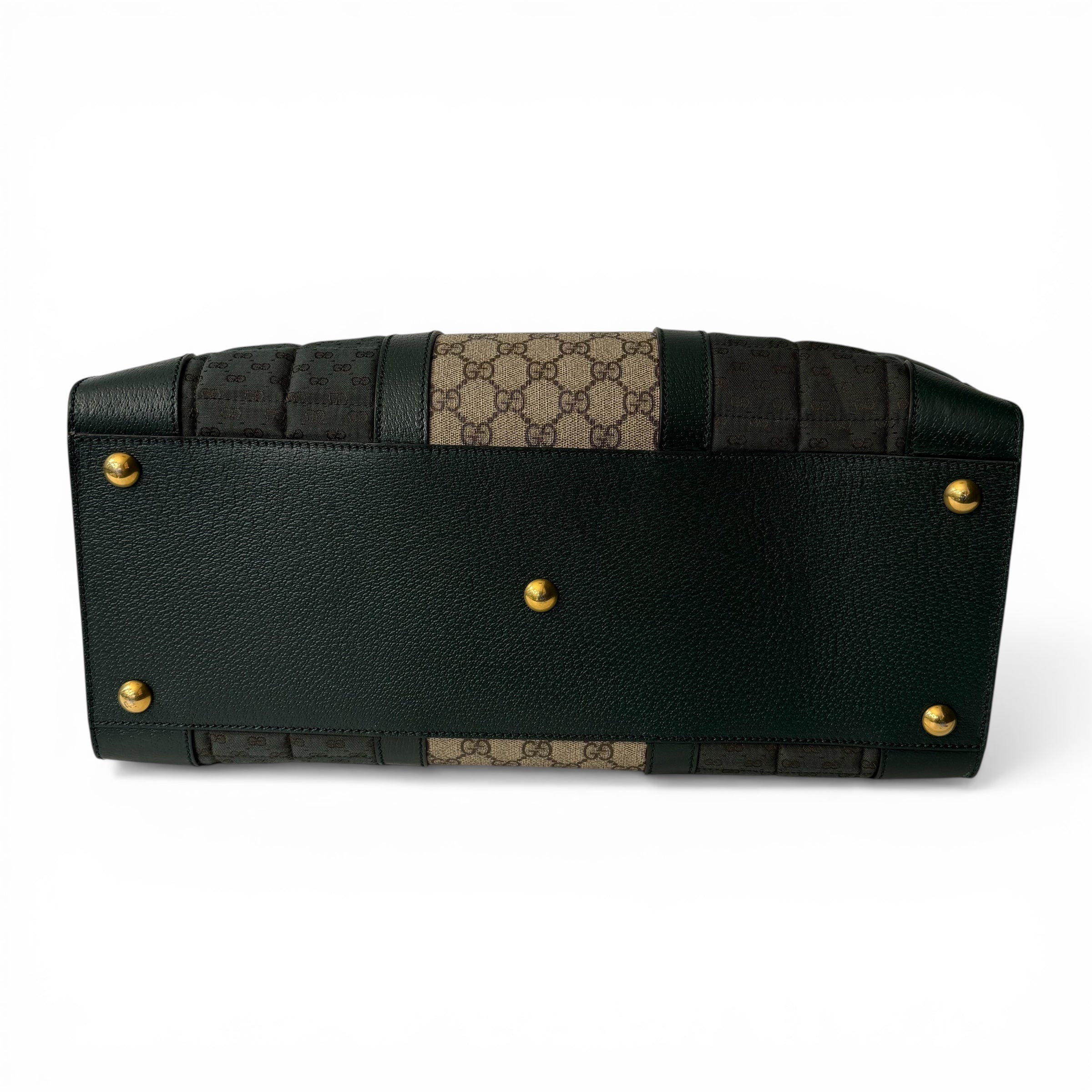 Gucci Sac Cabas Vert et Toile GG | Les Folies d’Eugénie