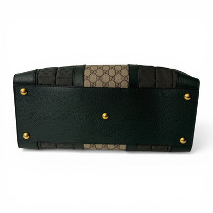 Gucci Sac Cabas Vert et Toile GG | Les Folies d’Eugénie