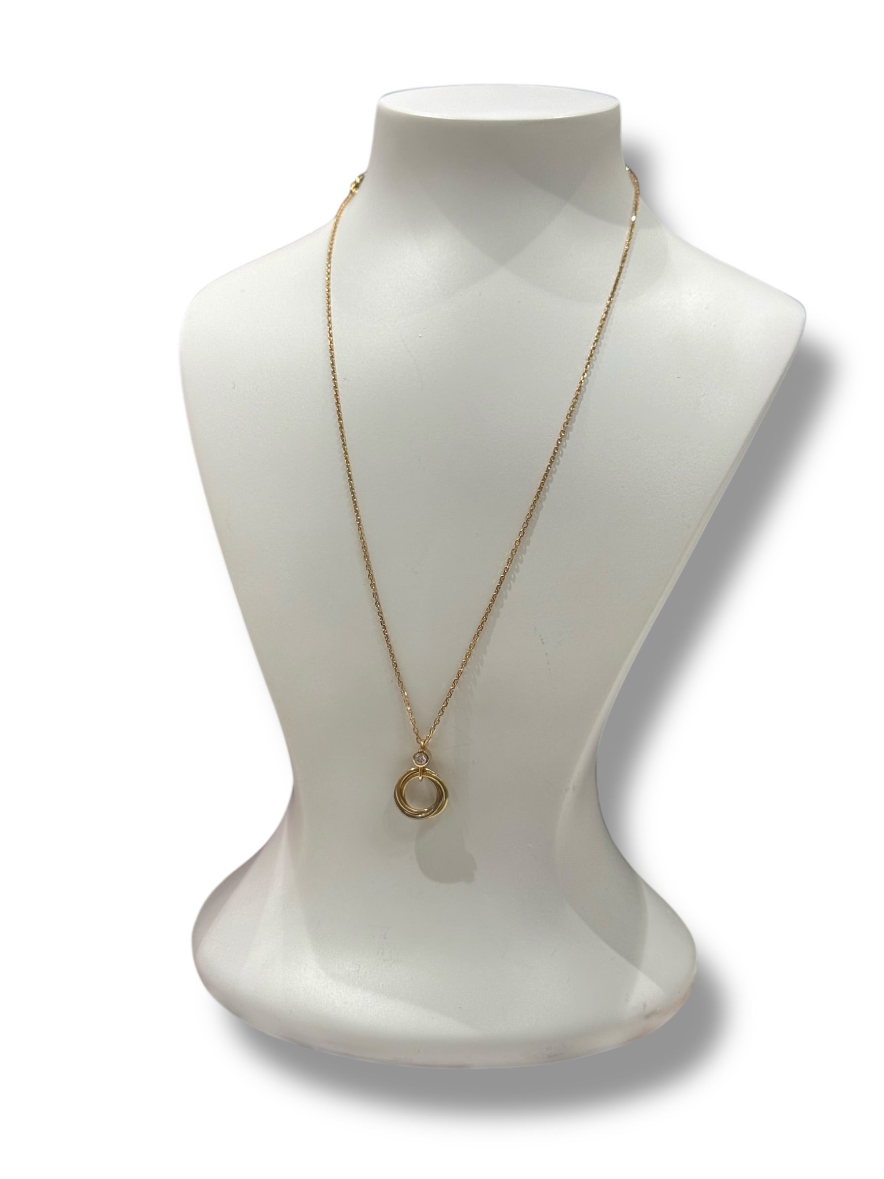 Cartier Collier Pendentif Trinity Avec Diamant | Les Folies d’Eugénie