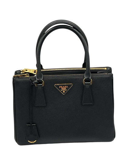 Prada- sac galleria MM cuir saffiano noir