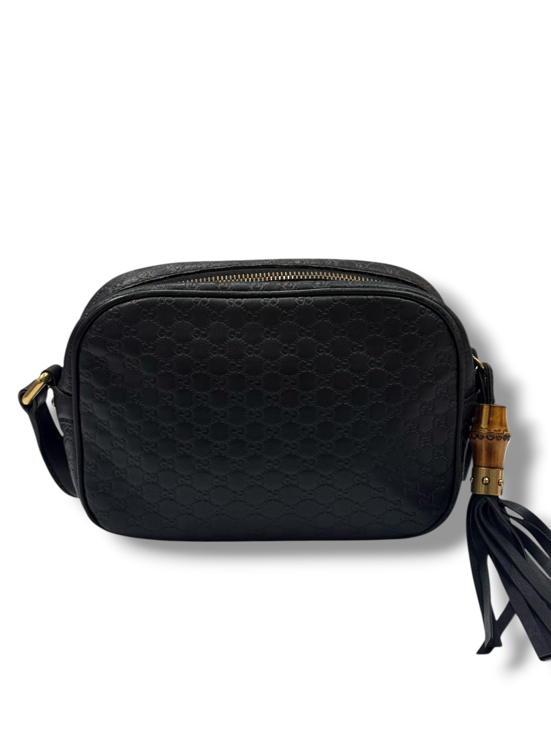 Gucci - Sac mini caméra monogramme noir