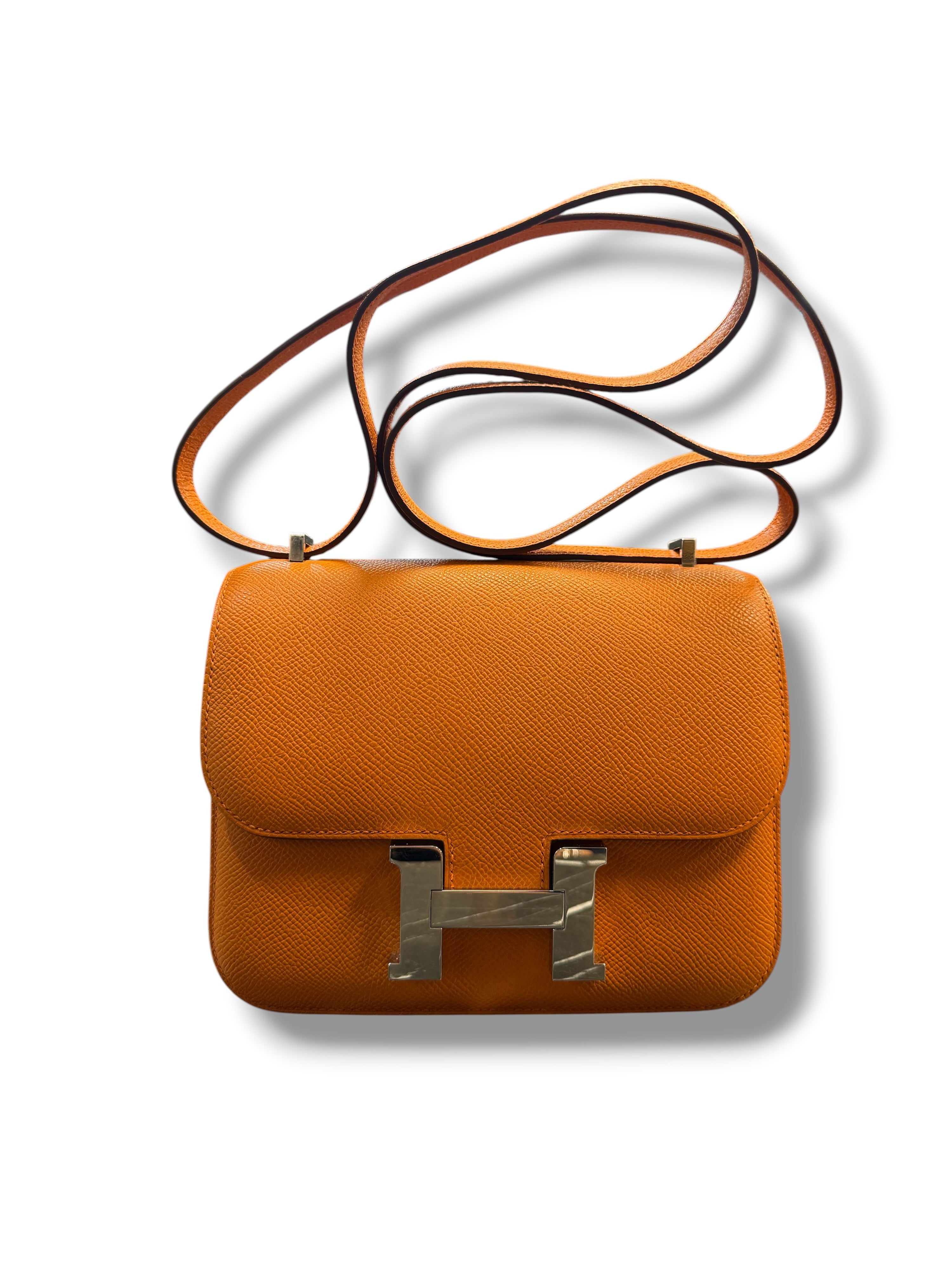 Hermès - Sac Constance 18 Epsom Orange H