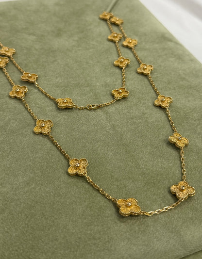 Van Cleef &amp; Arpels - Sautoir Vintage Alhambra 20 motifs