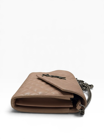Saint Laurent - Sac Wallet Enveloppe Beige