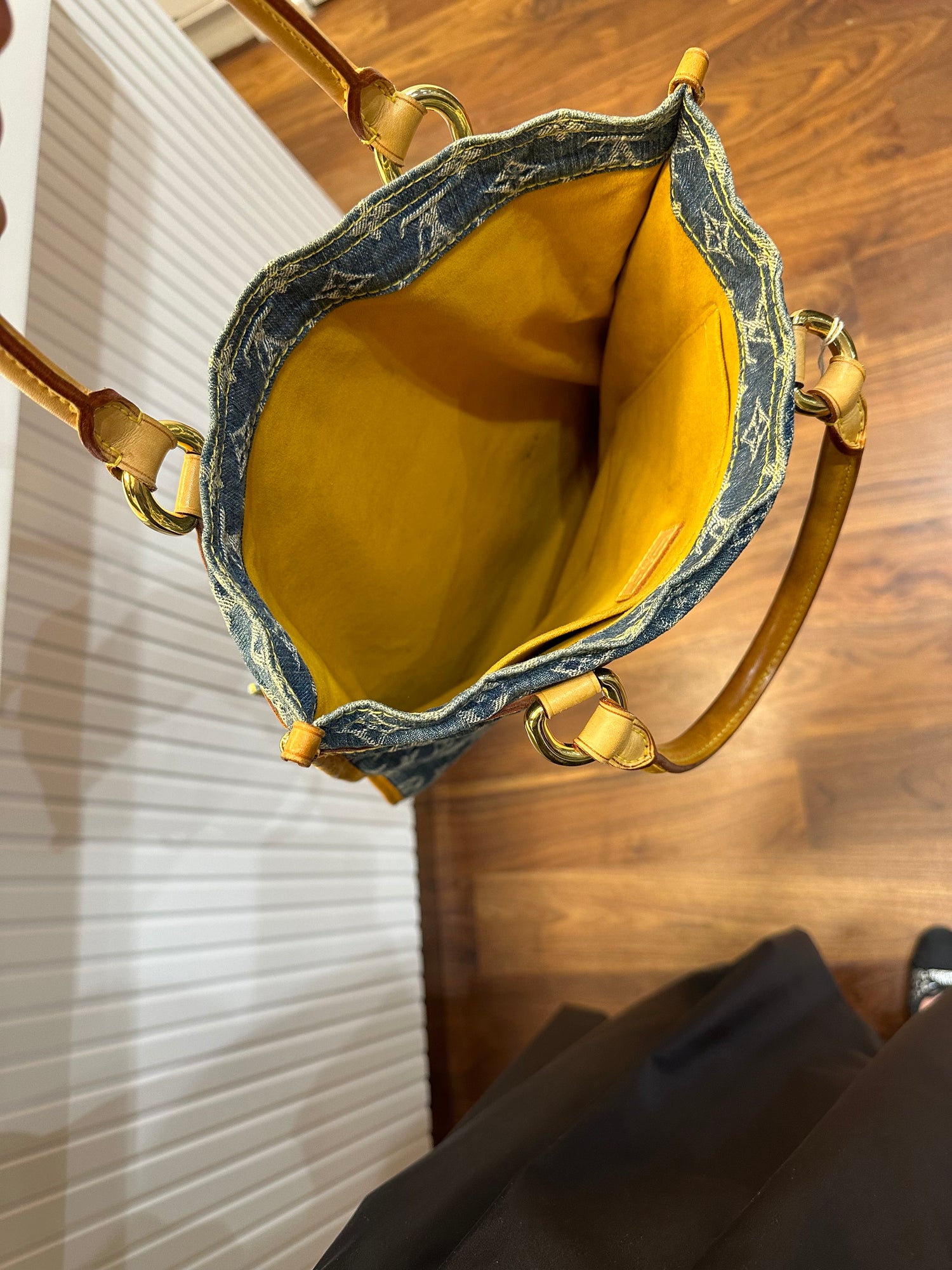 Louis Vuitton – Denim-Einkaufstasche