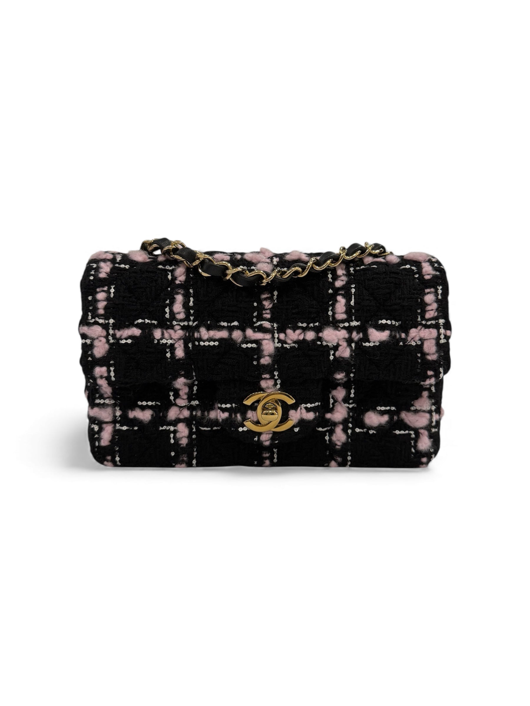 Chanel - 20 cm mini rectangular tweed bag