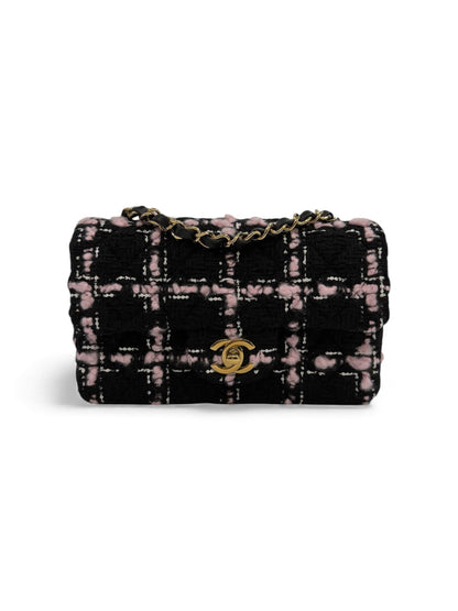 Chanel - Sac mini rectangulaire tweed 20cm