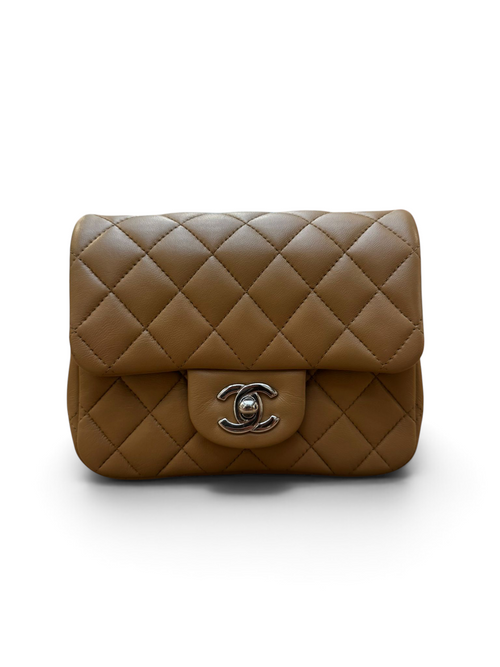 Chanel - Sac Mini Square Camel