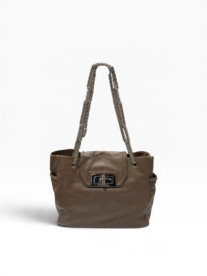 Chanel - Sac cabas Reissue 2.55 marron